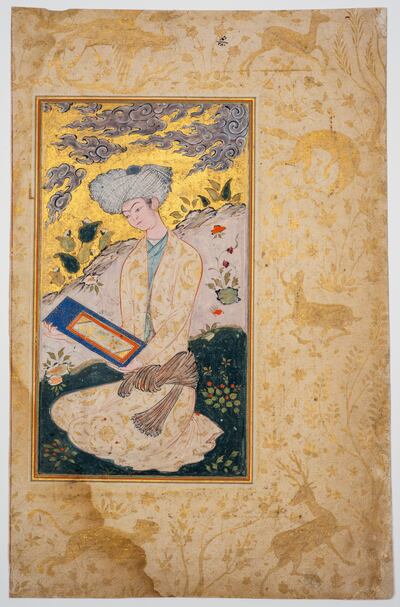 'Youth in a Landscape' is one of the works featured in Louvre Abu Dhabi's Stories of Paper exhibition. Photo: Department of Culture and Tourism – Abu Dhabi