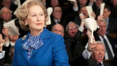 Meryl Streep as Margaret Thatcher in The Iron Lady, a biopic that is a portrait of ageing.