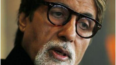 Indian screen legend Amitabh Bachchan.