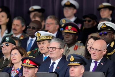 British Labour Party leader Keir Starmer attends the D-Day national commemoration event in Portsmouth. Reuters