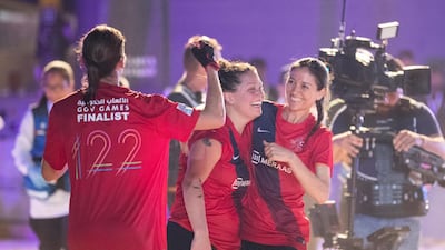 US Consulate wins the Dubai Government Games held at Kite Beach, Dubai on May 12, 2018. Reem Mohammed / The National