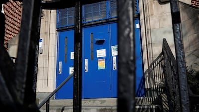 New York Public School 41 sits closed in the Queens borough of New York. Reuters