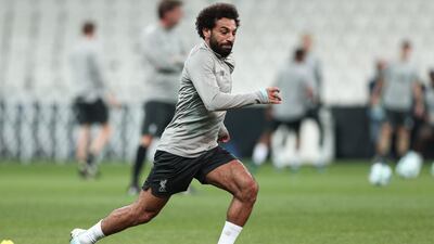 Salah during a training session. EPA
