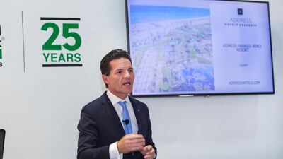 Olivier Harnisch, CEO, Emaar Hospitality Group. The firm is making a mnove into West Africa. Leslie Pableo/The National