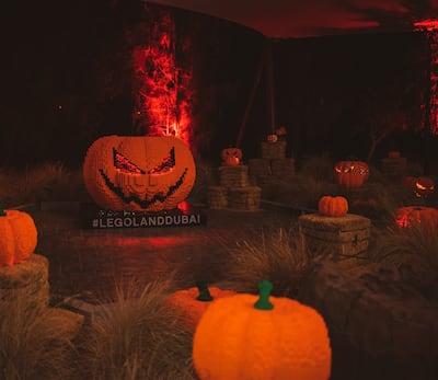 Legoland Dubai is celebrating Halloween with Lego pumpkin-making and more. Photo: Legoland Dubai