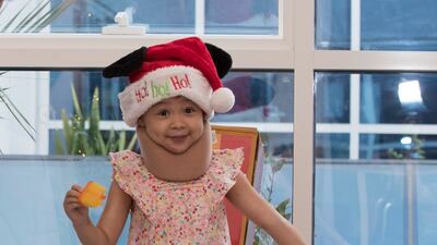 Naraya is now looking forward to celebrating Christmas.