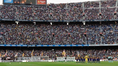 Barcelona's Camp Nou stadium. A firm that promotes European clubs in China, apparently including the Spanish outfit says it is investigating serious allegations against two of its executives. Lluis Gene / AFP