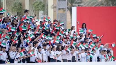 There was a sea of red, white, black and green on Flag Day. Wam