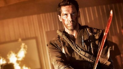 Scott Adkins in a scene from Ninja: Shadow of a Tear. Courtesy Millennium Films