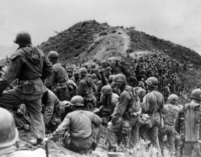 The Korean War lasted for three years before an armistice was signed in 1953. Getty Images