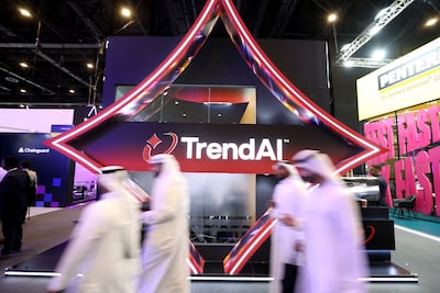 Experts at Gisec Global warned people to consider what they upload to publicly available AI services. Chris Whiteoak / The National