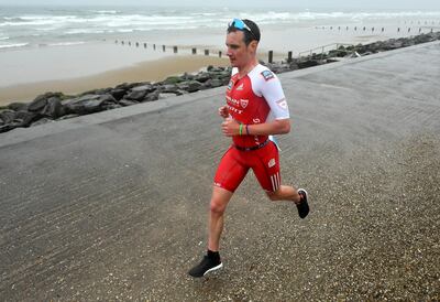 Alistair Brownlee, pictured during the IRONMAN Ireland last June, will be competing in Spain on Saturday. Getty