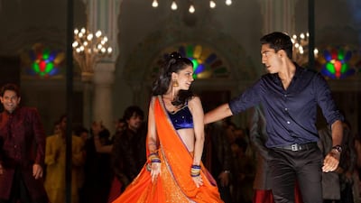 Tina Desai, left, and Dev Patel in The Second Best Exotic Marigold Hotel. Fox Searchlight Films