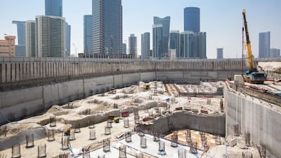 Aldar says it finished enabling works at its first mid-market housing project, Shams Meera on Reem Island. Courtesy Aldar Properties