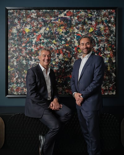 James Van Den Heule (left) and Sanjay Sharma, co-founders of property developer Fenton Whelan
