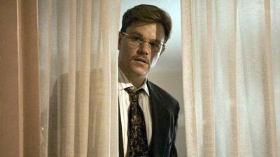 In The Informant!, Matt Damon stars as Mark Whitacre, a businessman who offered to help expose a price-fixing conspiracy in the 1990s.