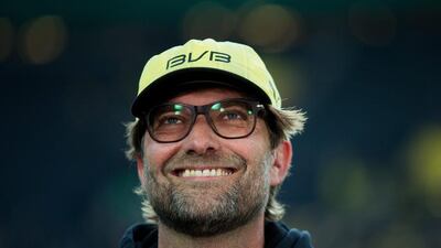 Jurgen Klopp shown last year before a German Cup match while still manager of Borussia Dortmund. Rolf Vennenbernd / EPA / April 15, 2014