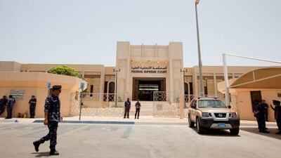 Chants of ‘Allahu Akbar’ from the defendants and their families greeted the judge’s verdict today. Rich-Joseph Facun / The National
