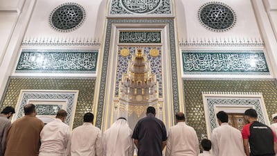 The mosque is equipped with two ablution areas and 100 wheelchairs for the elderly and people of determination