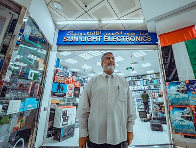 Sun Light Electronics Shop has been a staple of the city's physical media retailers for almost 35 years. Photo: Abu Dhabi Culture