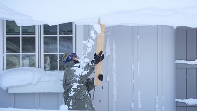 The storm continued through Christmas Day. Reuters