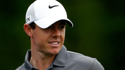 Rory McIlroy looks on during the pro-am prior to the start of the Houston Open on Wednesday. Scott Halleran / Getty Images / AFP / April 2, 2014