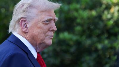 US President Donald Trump celebrated his 100 days in office at a rally near Detroit, Michigan, on April 29. Reuters