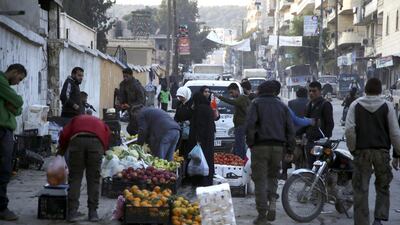 The car bomb killed at least eight in the northern Syrian town of Afrin. AFP