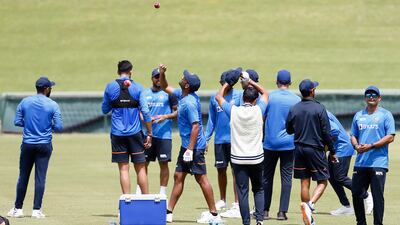 India players train for the Boxing Day Test against South Africa in Centurion. AP