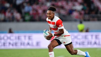 14. Kotaro Matsushima (Japan). Kenki Fukuoka’s wing play against Scotland was more spectacular individual display, but Matsushima was consistently excellent in a side that captured the hearts of all rugby fans. PA