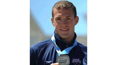 The American swimmer Francis 'Fran' Crippen, who died in Fujairah last month.