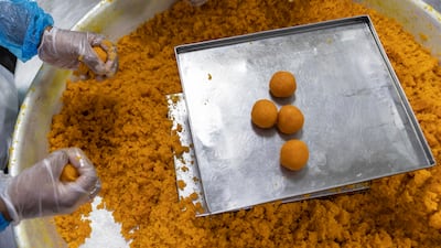 The workforce is divided into four sections – dry fruits, Bengali sweets, ghee and the syrup section.