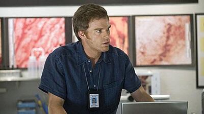 Michael C. Hall, who plays Dexter in the show about a serial killer, has the odd habit of constantly changing out of blood-splattered clothes in the censored version of the show that is seen on Indian TV.