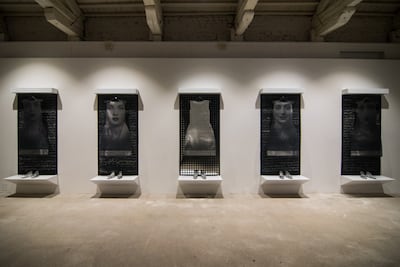 The Iranian pavilion at the 58th International Art Biennale in 2019. Getty Images