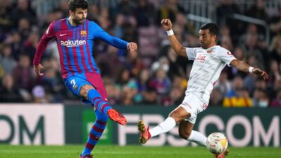 Gerard Pique – 6. Took a risk starting as he wasn’t fit, but he’s needed in defence. Neat side-line trick to beat an opponent, then started the move which led to the opening goa. Sadly, it was his last involvement as he came off injured on 27. Getty