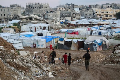 Israel's two-year military campaign left Gaza's economy and way of life in ruins. AFP