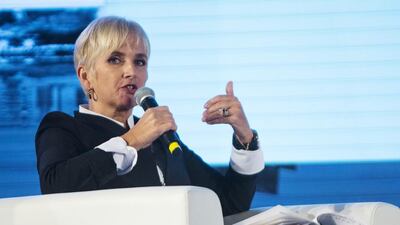 Clare Woodcraft-Scott welcomed young Emiratis’ interest in Stem subjects and said the UAE needs more. Christopher Pike / The National