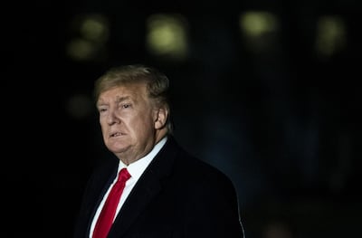 US President Donald Trump walks on the South Lawn of the White House after arriving on Marine One in Washington DC, US, on Wednesday, January 22, 2019. TKevin Dietsch/UPI/Bloomberg