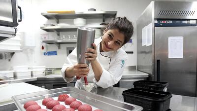 Sahar Al Awadhi is Burj Al Arab Jumeirah's first Emirati chef. Satish Kumar for The National