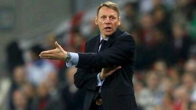Stuart Pearce oversaw a 3-2 defeat to Holland in his first game as England’s caretaker manager.