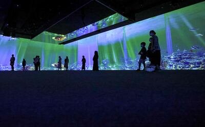 Annika's Journey at the Australian pavilion at the Expo 2020 Dubai. AFP