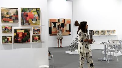 There are four sections at the fair, including Contemporary, Modern, Bawwaba and Art Dubai Digital