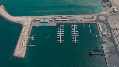 Sila Community Harbour has two sets of pontoons for 64 fishing boats and private vessels
