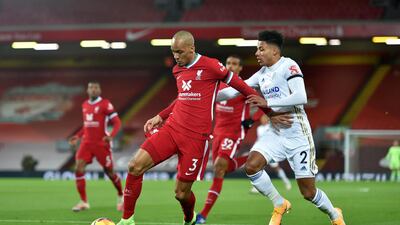 Fabinho - 7: Read danger well. The Brazilian does not have the ideal centre-back skillset but makes up for it by anticipating the threat. A calming influence. Getty