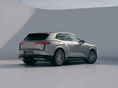 Bentley says the Torcal will offer a range of about 483km. Photo: Bentley