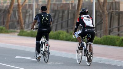 A reader says it might take a few years to make our cities bicycle-friendly. Pawan Singh / The National