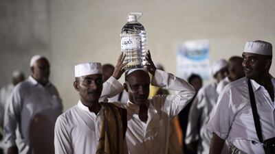 The Haj has in recent years been almost incident-free thanks to multi-billion-dollar safety projects by the authorities. Mohammed Al Shaikh / AFP Photo