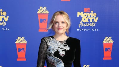Elisabeth Moss arriving at the 2019 MTV Movie & TV Awards. AFP