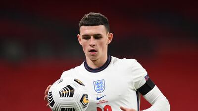Phil Foden of England in action. EPA