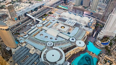 Dubai Mall from above. Dubai's consumer confidence index remains relatively high. Chris Whiteoak / The National